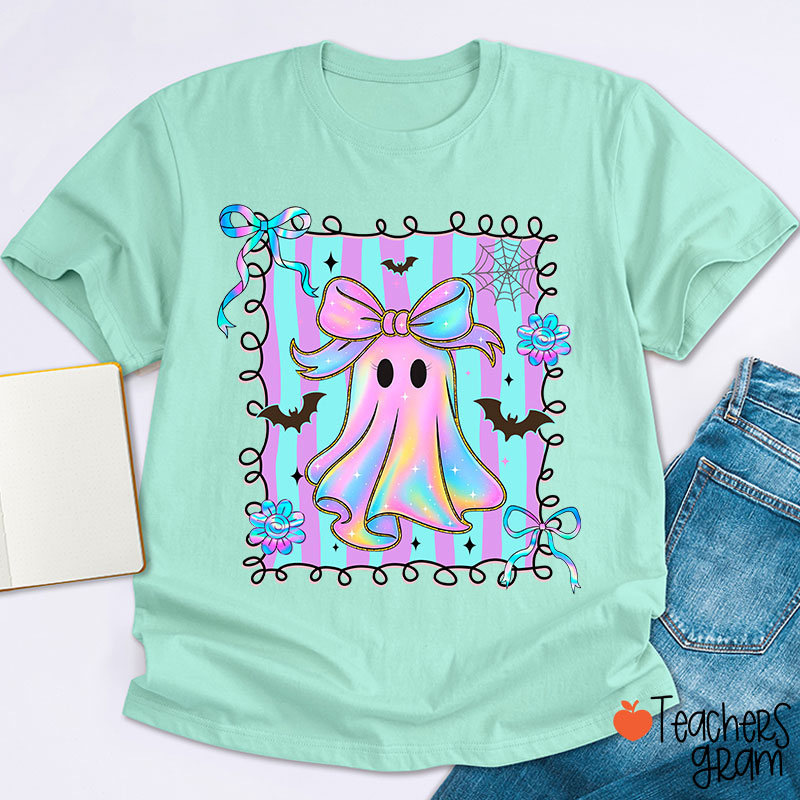 Neon Ghost Teacher T-Shirt