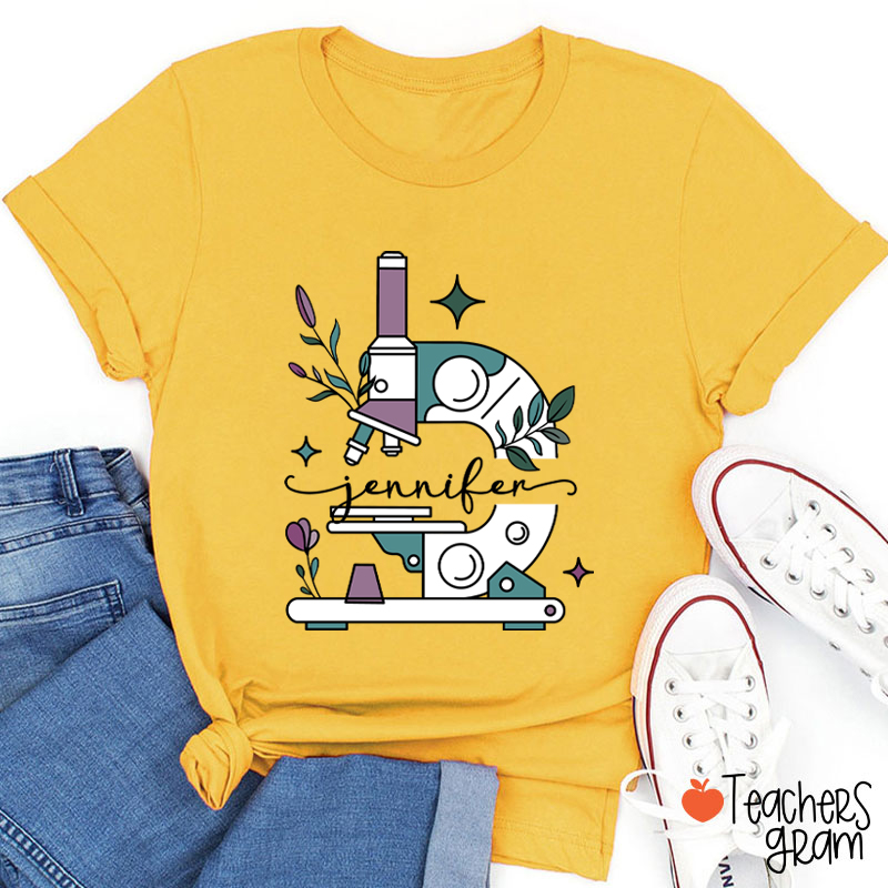 Personalized Microbiology Laboratory Nurse T-Shirt