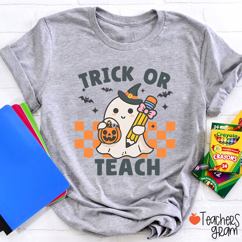 Halloween Trick Or Teach Teacher T-Shirt
