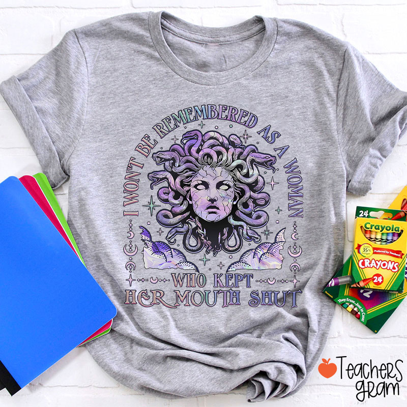 Medusa Feminist Teacher T-Shirt