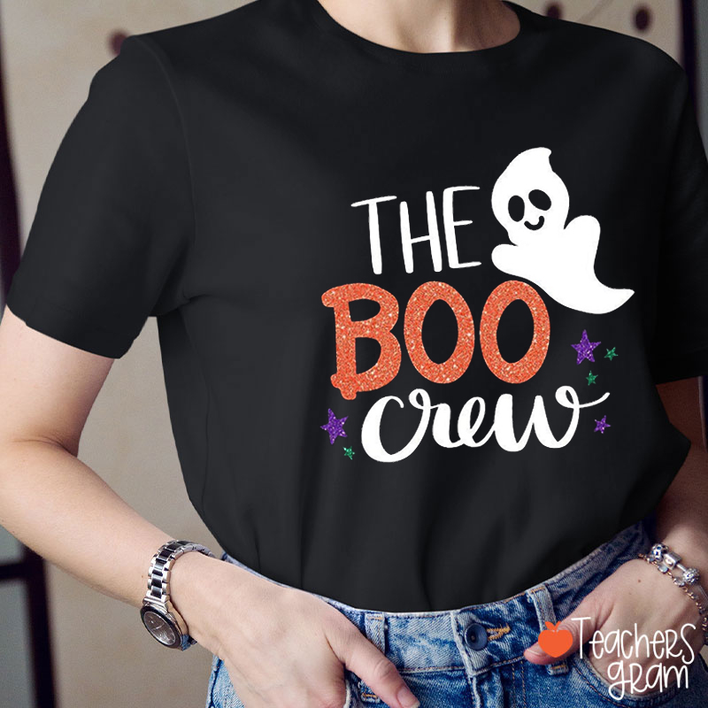 The Boo Crew Halloween Teacher T-Shirt