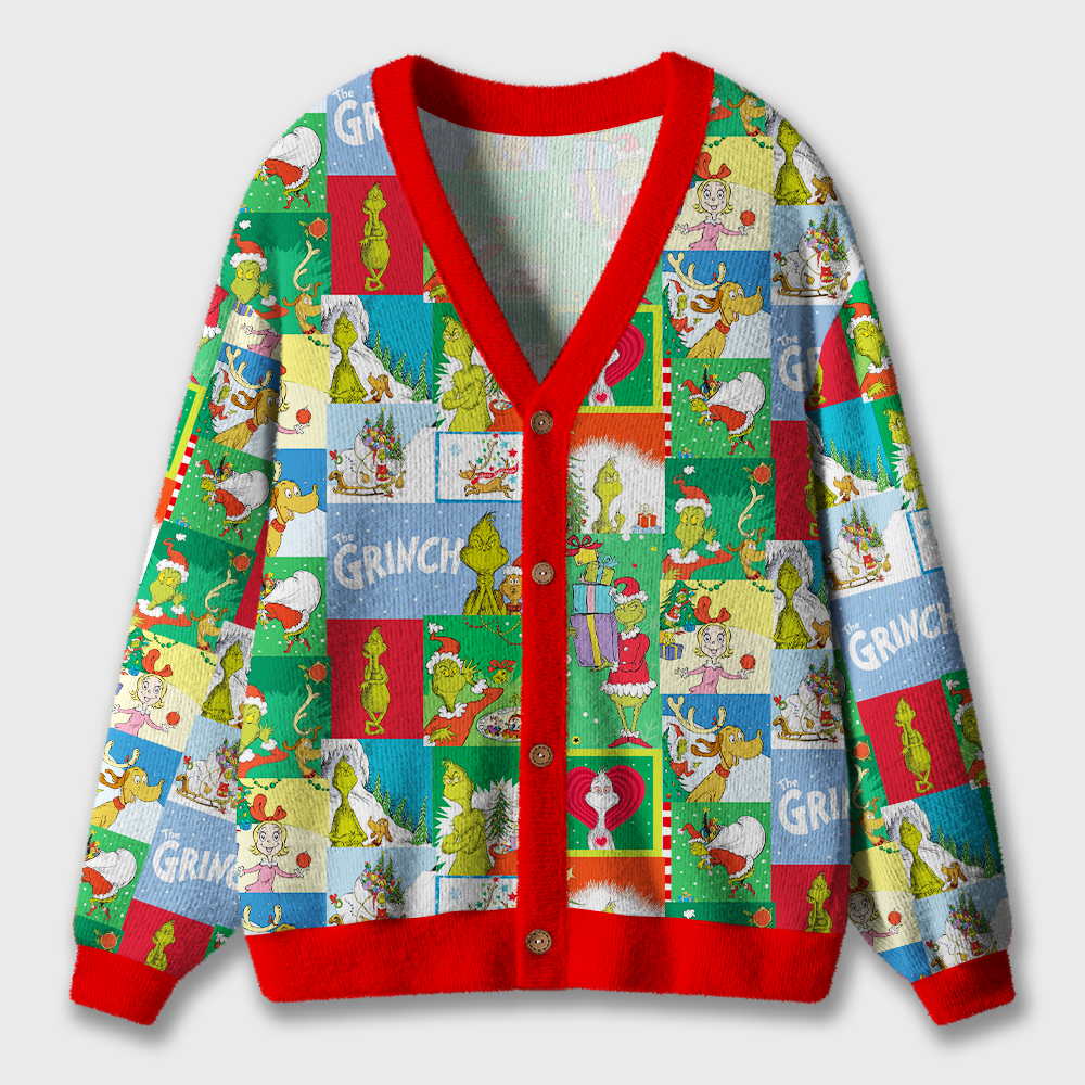 Having Christmas With Mean Guy Teacher Ugly Cardigan Sweaters