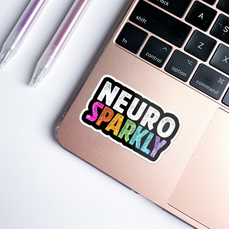 Neuro Sparkly Teacher Stickers