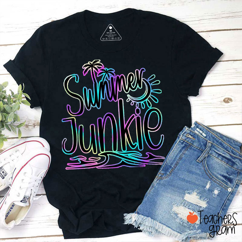 Comfort Colors Summer Junkie Teacher T-Shirt