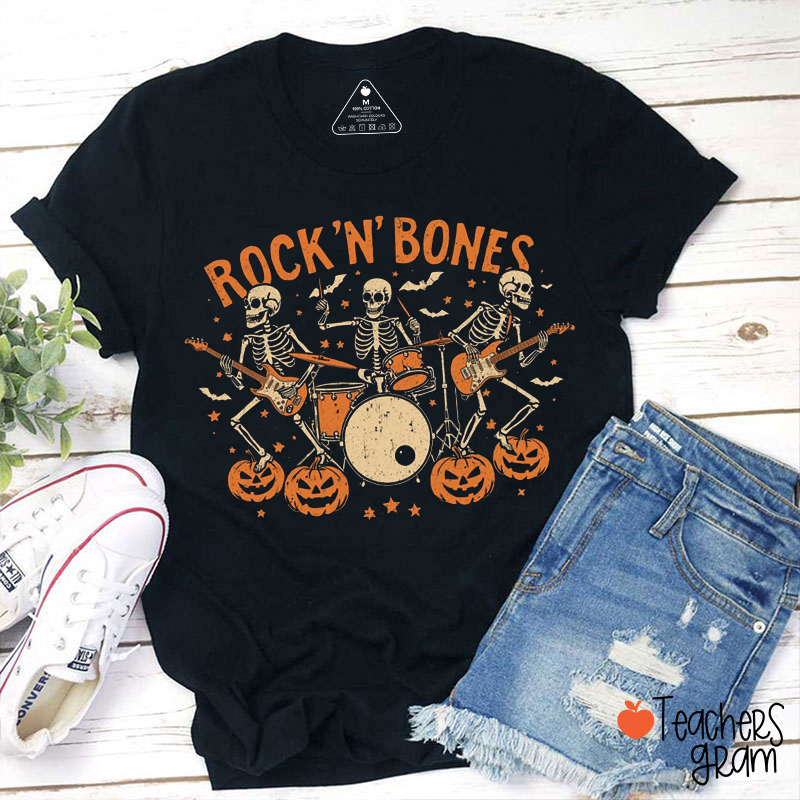 Rock'n'Bones Music Teacher T-Shirt