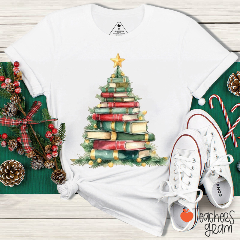 Endless Christmas Reading Trip Teacher T-Shirt