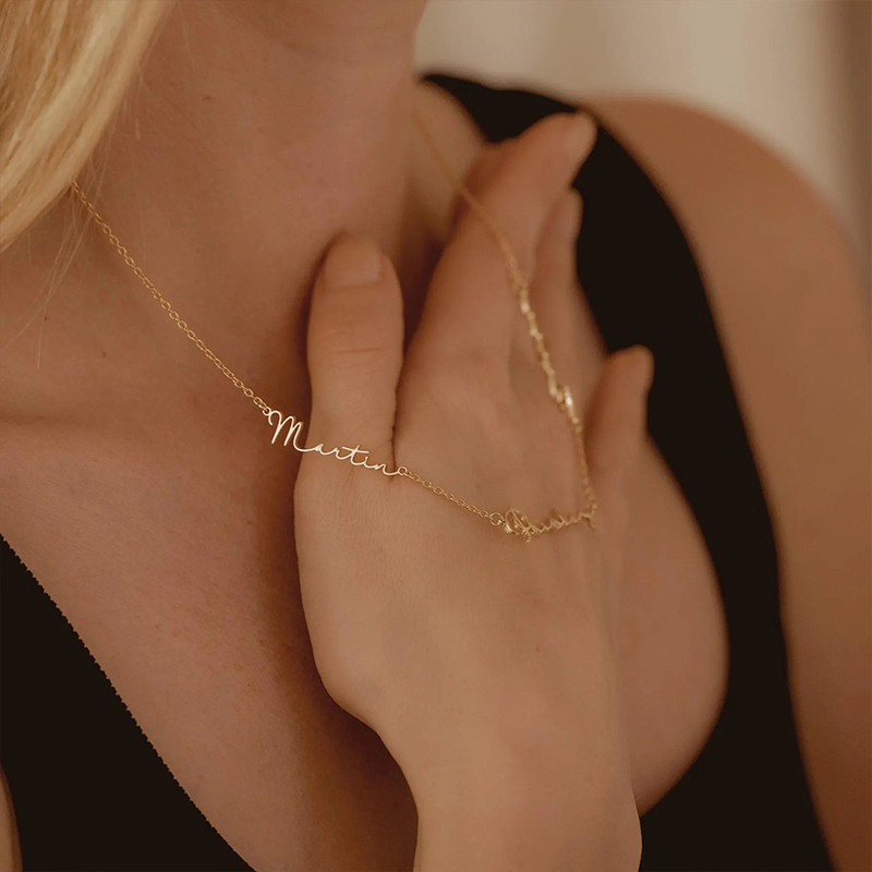 Personalized Multi Name Teacher Necklace