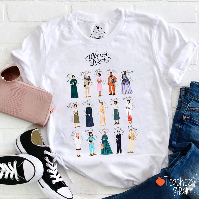 Women Of Science Teacher T-Shirt