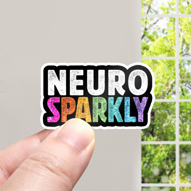 Neuro Sparkly Teacher Stickers