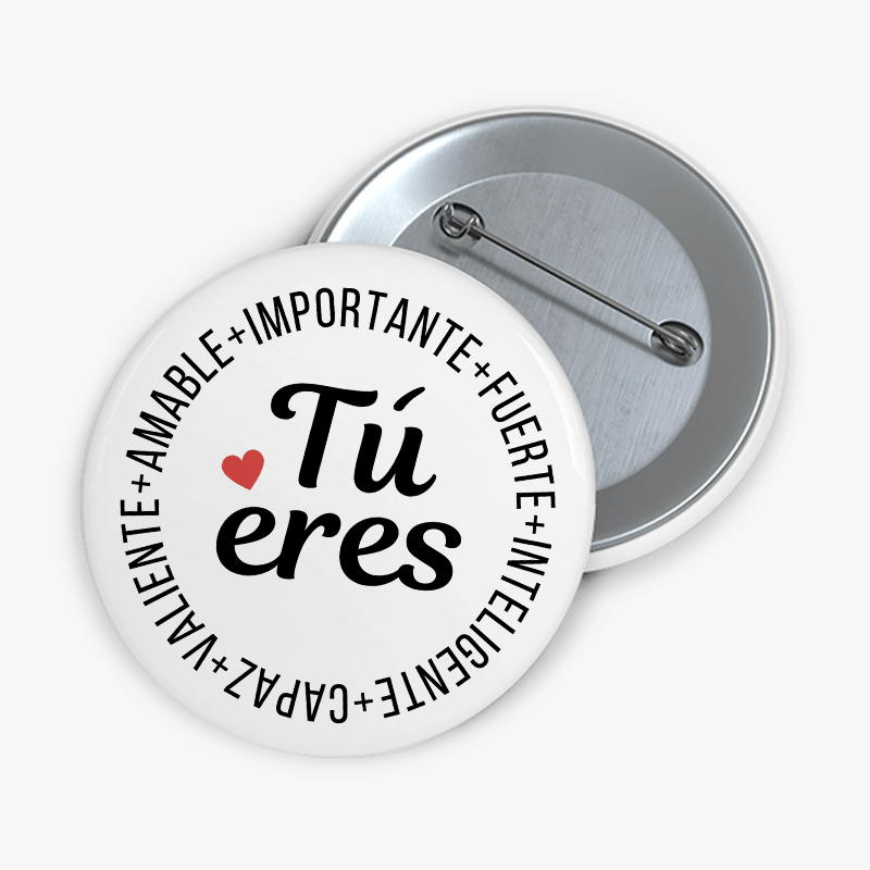 La Salud Mental Teacher Pinback Button