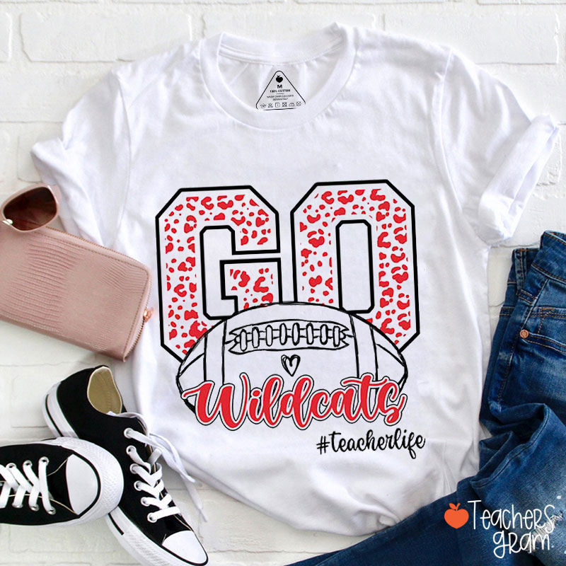 Personalized Mascot And Sport Go Teacher T-Shirt