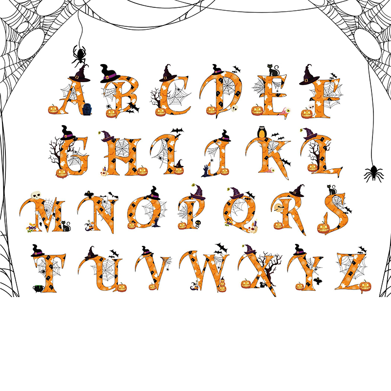 Personalized Name And Initials Halloween Teacher T-Shirt