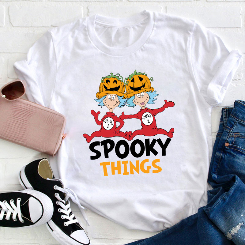 Spooky Things Teacher T-Shirt