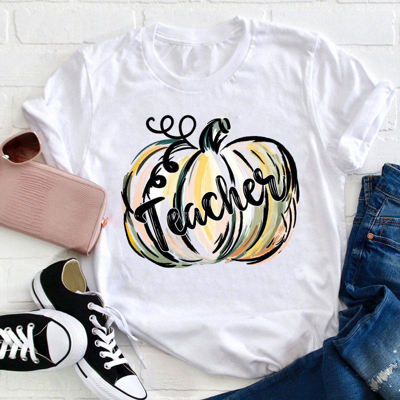Pumkin Teacher T-Shirt