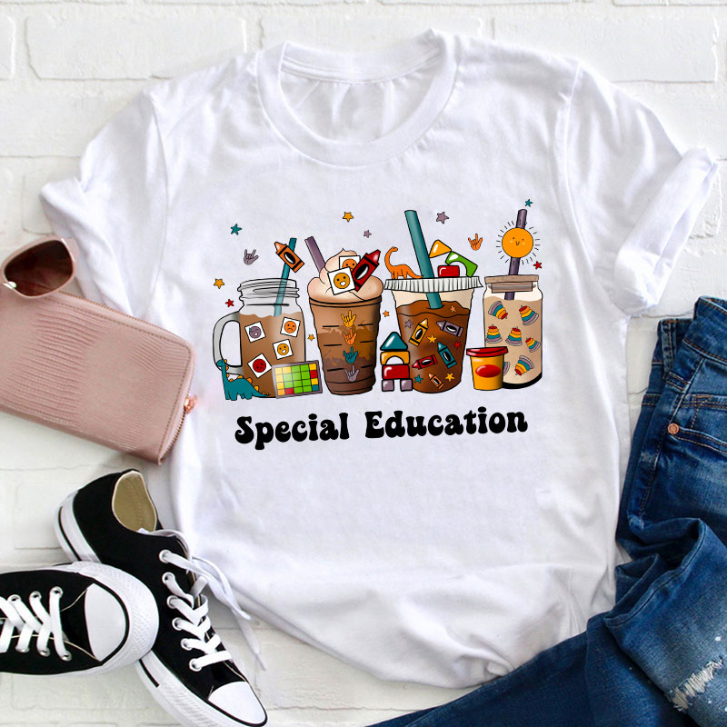 Special Education Beverage Teacher T-Shirt