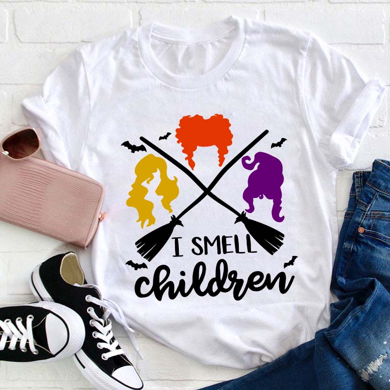 I Smell Children Halloween Witch T-Shirt