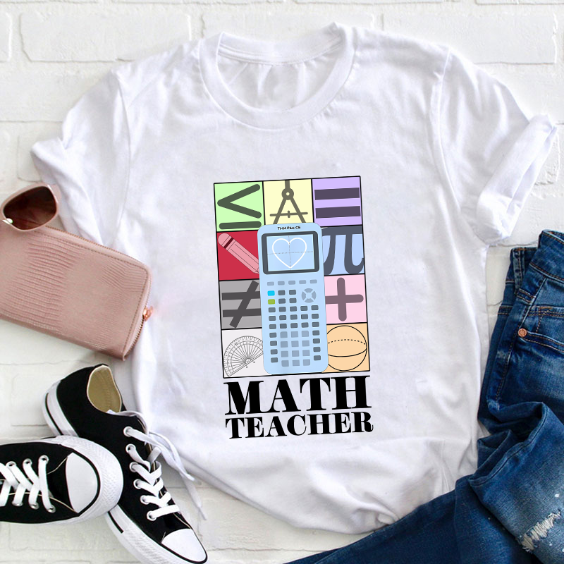 Calculator Math Teacher T-Shirt