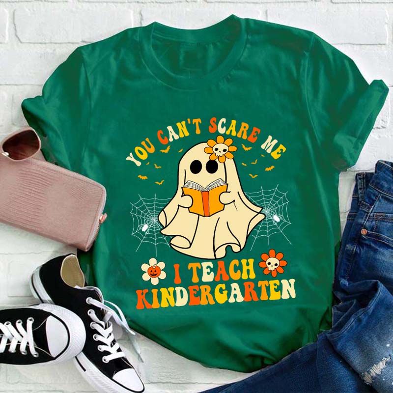 Personalized Grade You Can't Scary Me Teacher T-Shirt