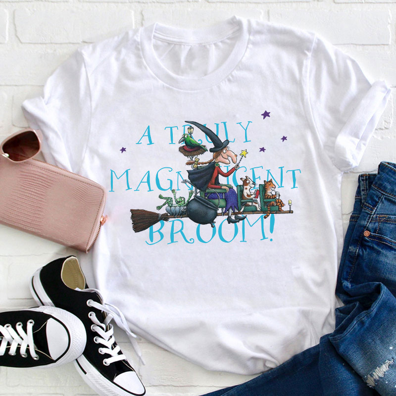 Room On The Broom Witch Teacher T-Shirt