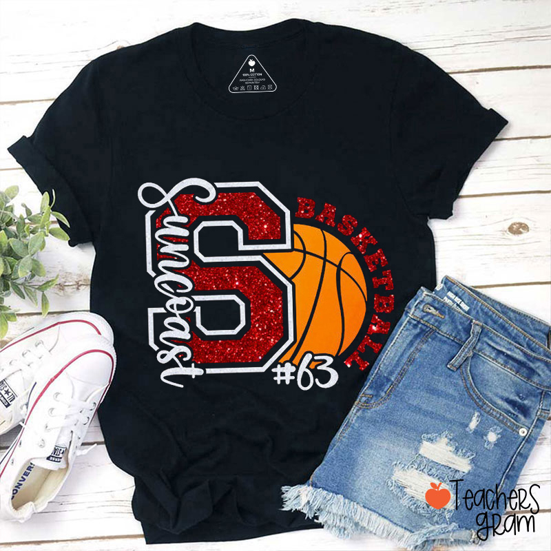 Personalized Text And Sport Game Day Teacher T-Shirt