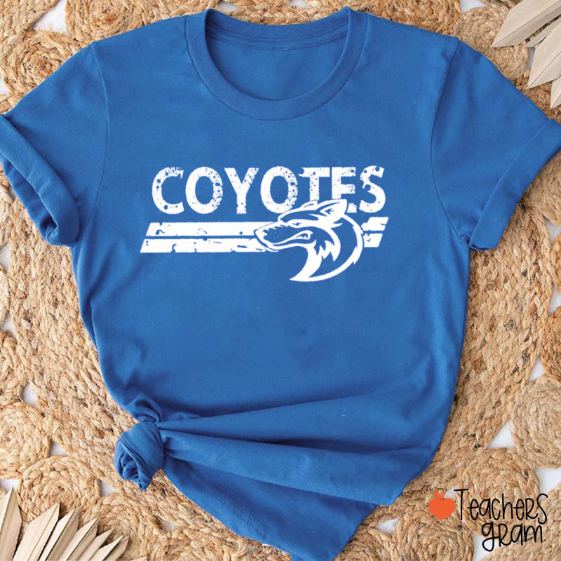 Personalized Mascot And School Name School Spirit Teacher T-Shirt