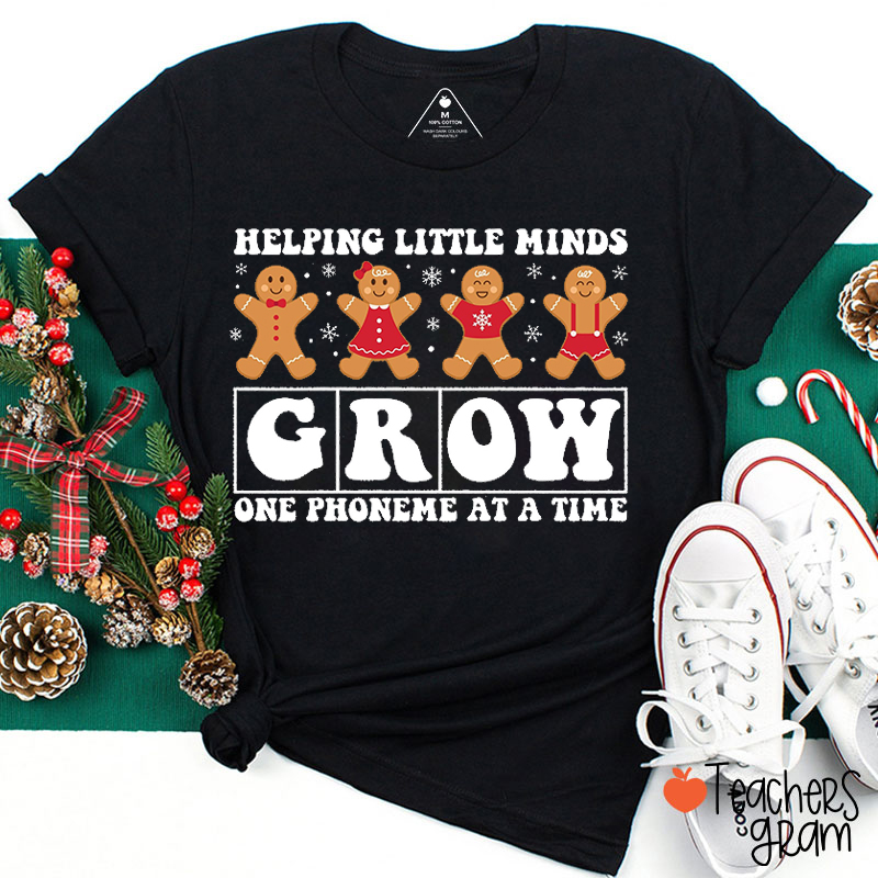 Helping Little Minds Grow Teacher T-Shirt