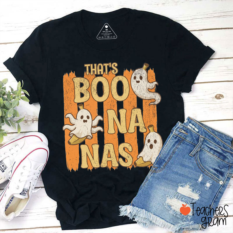 Spooky Banana Phantoms Teacher T-Shirt