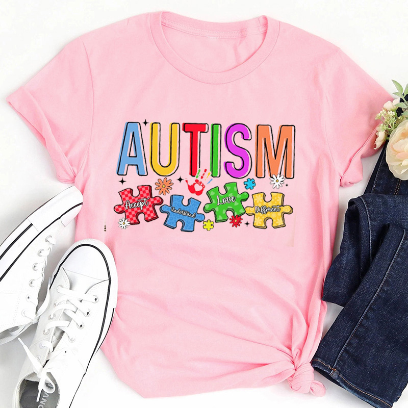 Accept Understand Love Teacher T-Shirt