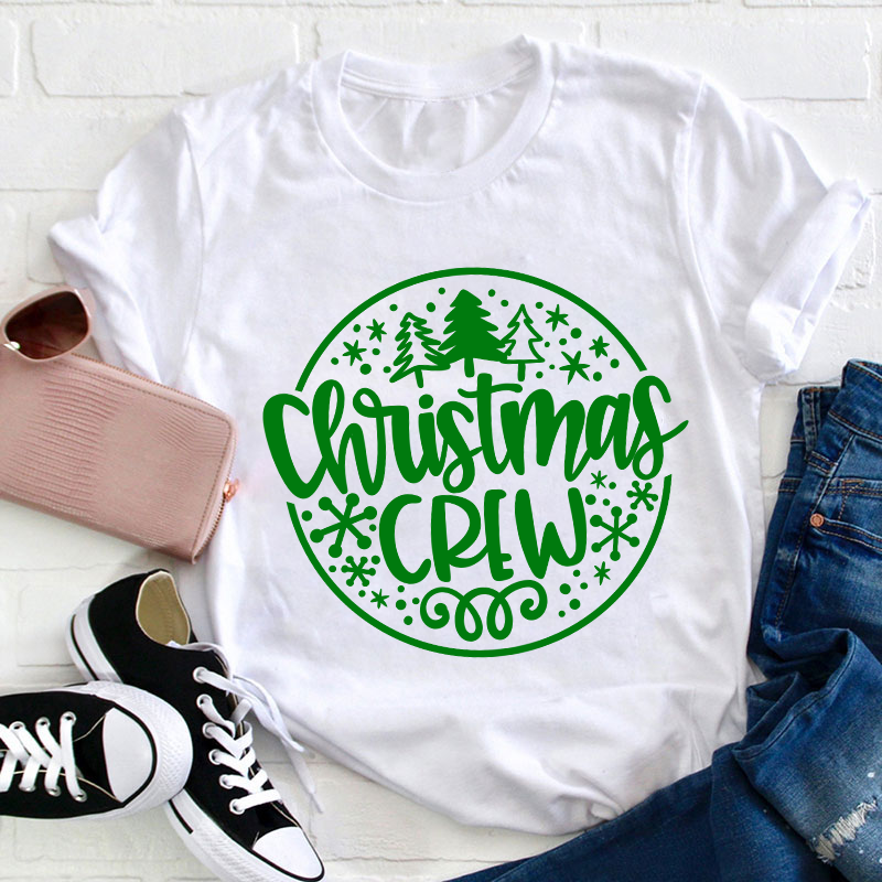 Christmas Crew Teacher T-Shirt