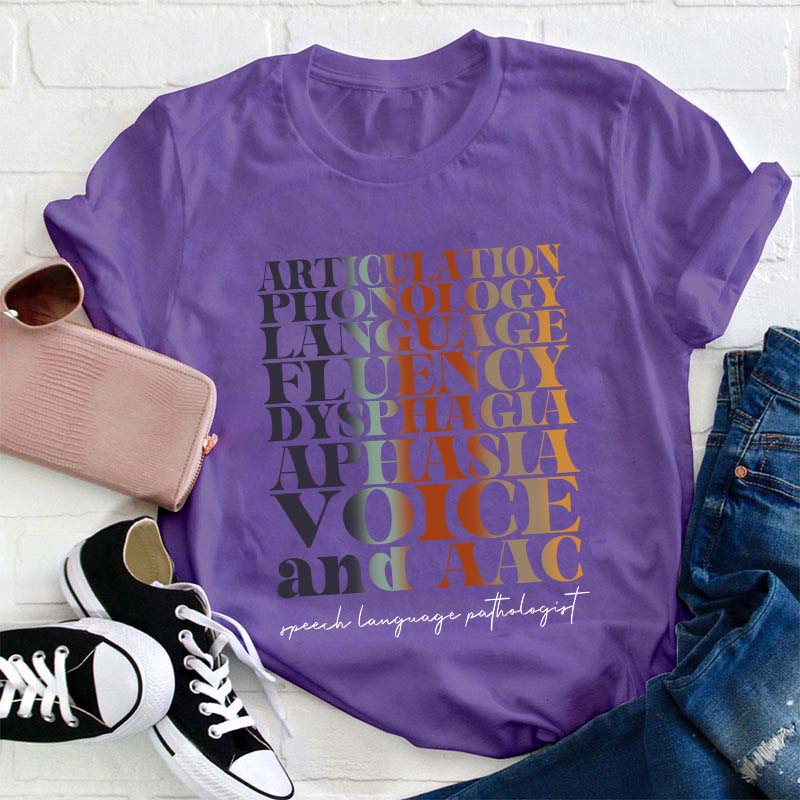 Speech Language Pathologist Teacher T-Shirt
