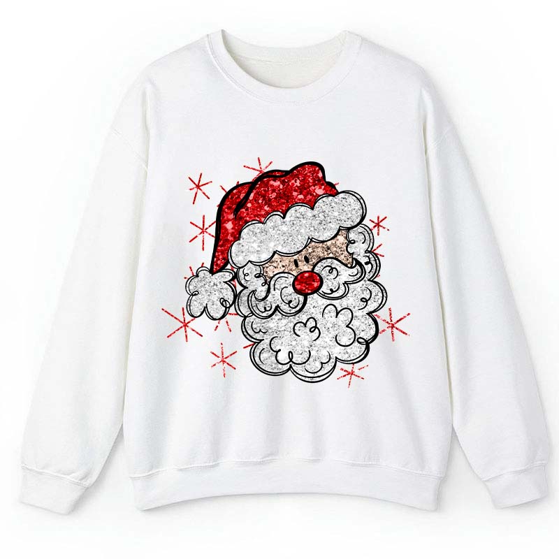 Santa Claus Christmas Teacher Sweatshirt