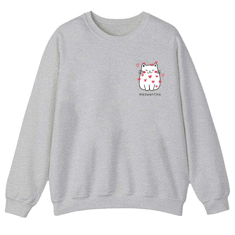 Meowentine Teacher Sweatshirt