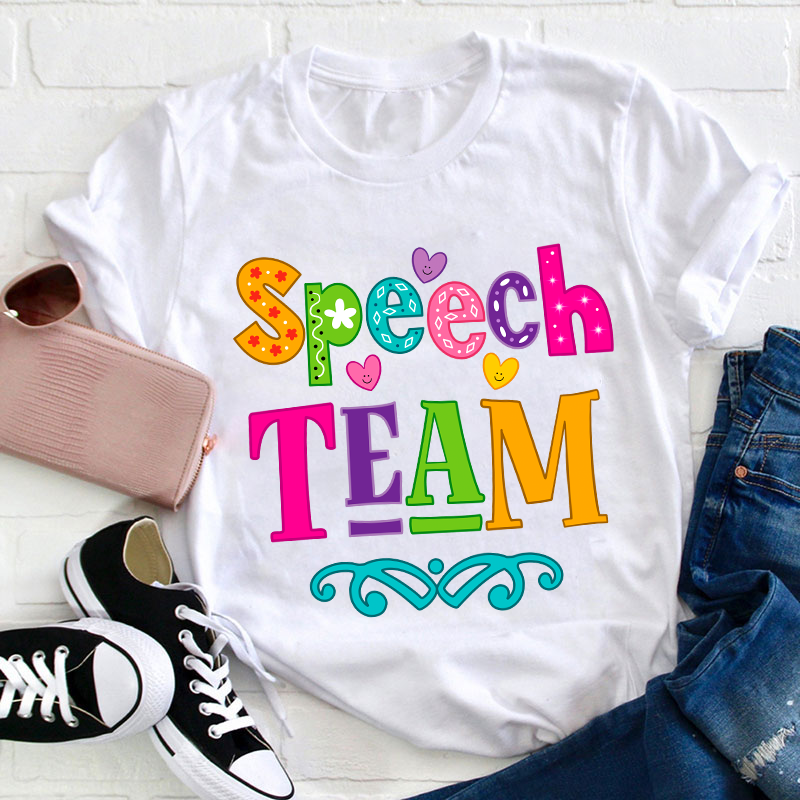Speech Team Teacher T-Shirt