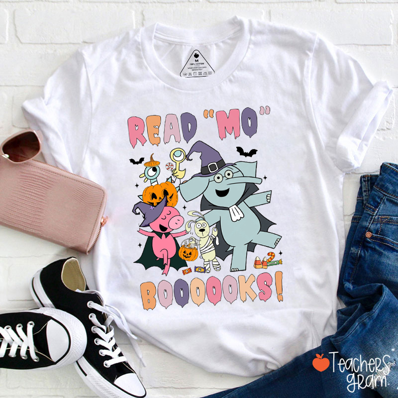 Read Mo Booooks Teacher T-Shirt