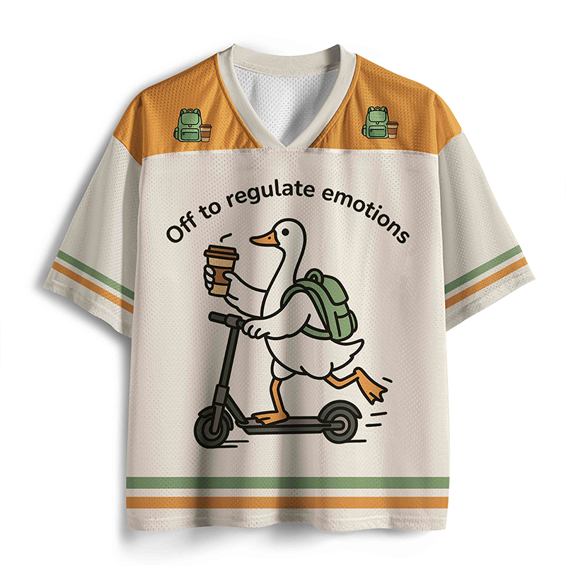 Personalized Off To Regulate Emotions Teacher Mesh Jersey