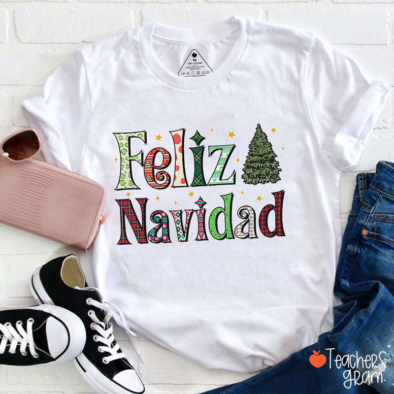 Feliz Navidad Spanish Teacher T-Shirt