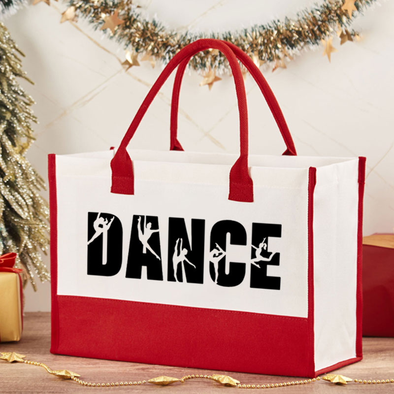 Personalized Splicing Teacher Cotton Tote Bag