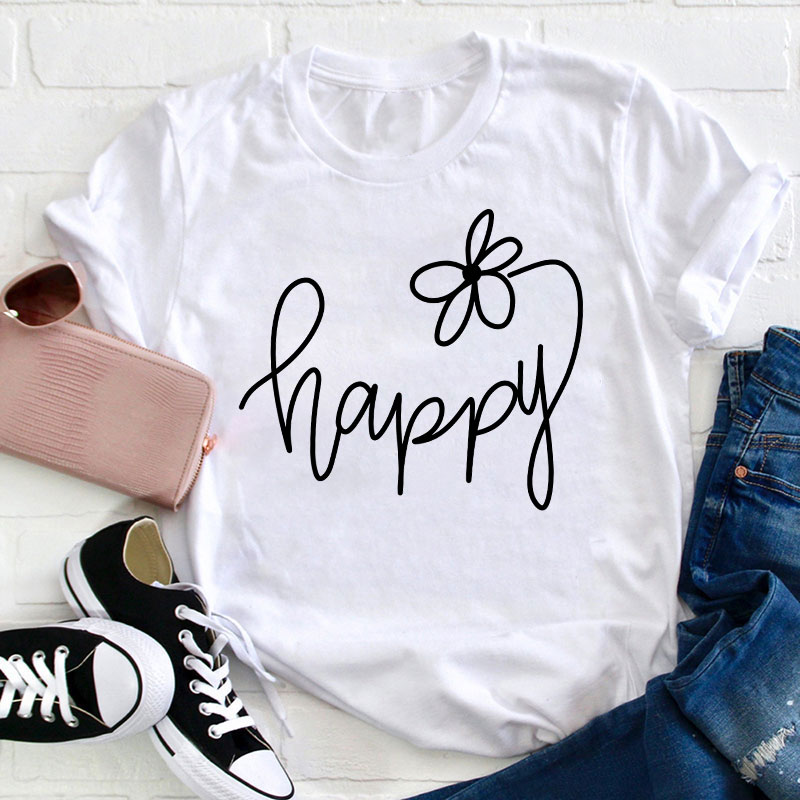 Choose Happy Teacher T-Shirt