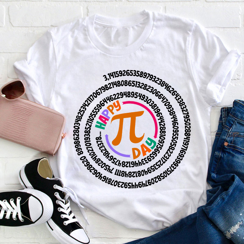 Happy Pi Day Teacher T-Shirt