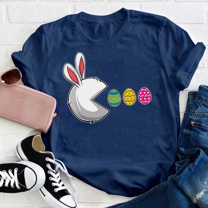 Egg Hunter Rabbit Teacher T-Shirt