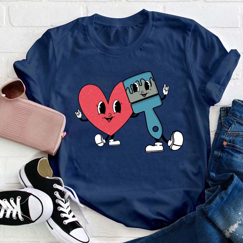 Love Art Teacher T-Shirt