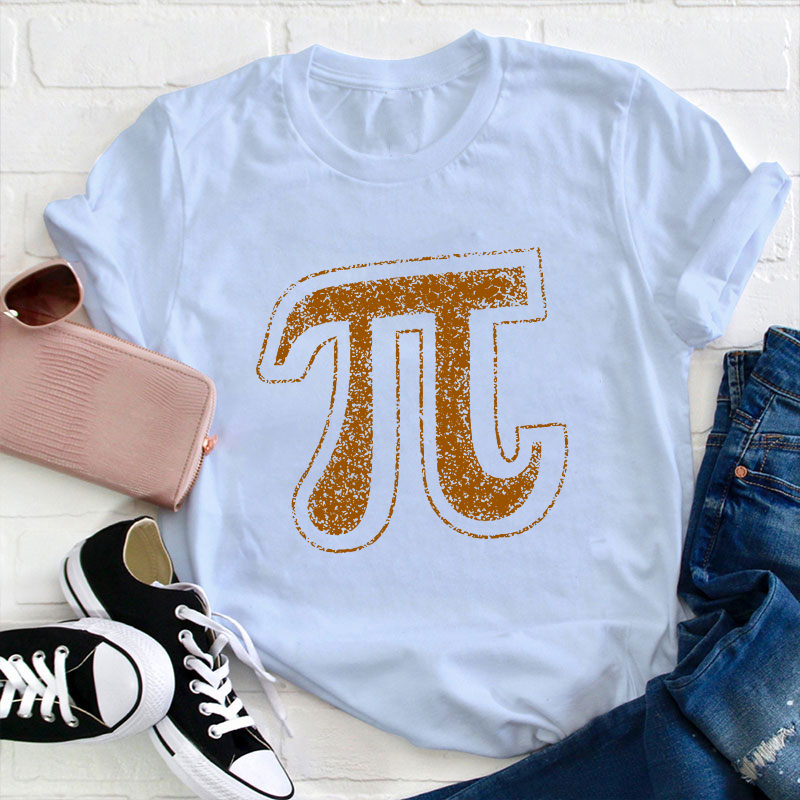 Pi Symbol Teacher T-Shirt