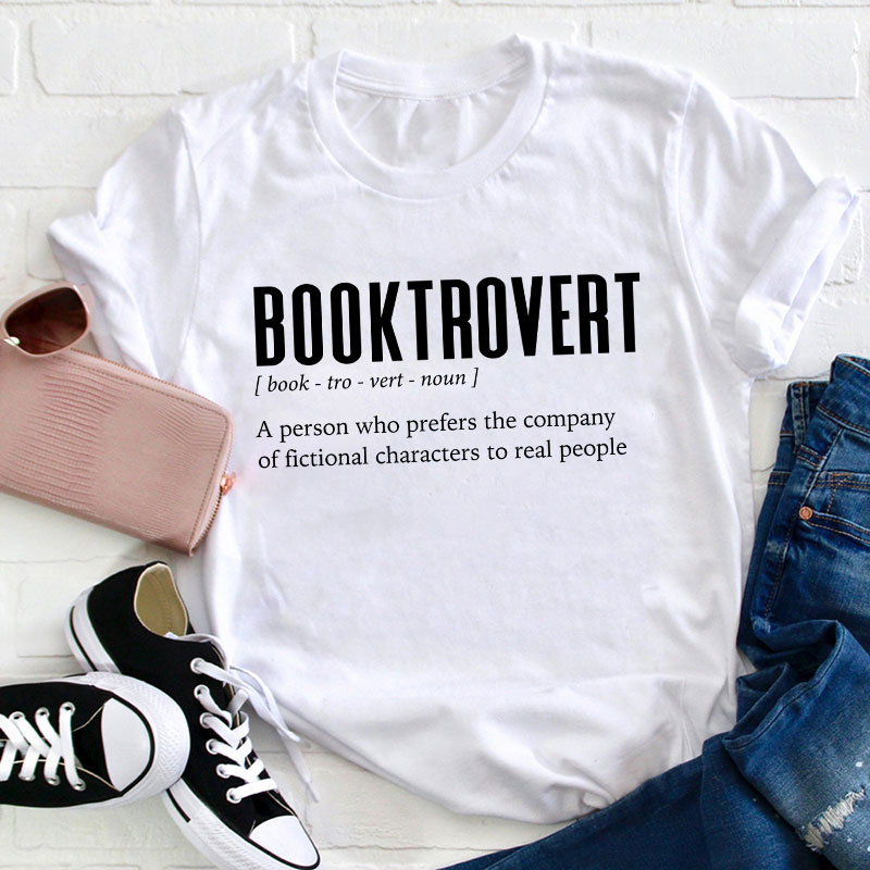 Booktrovert Teacher T-Shirt