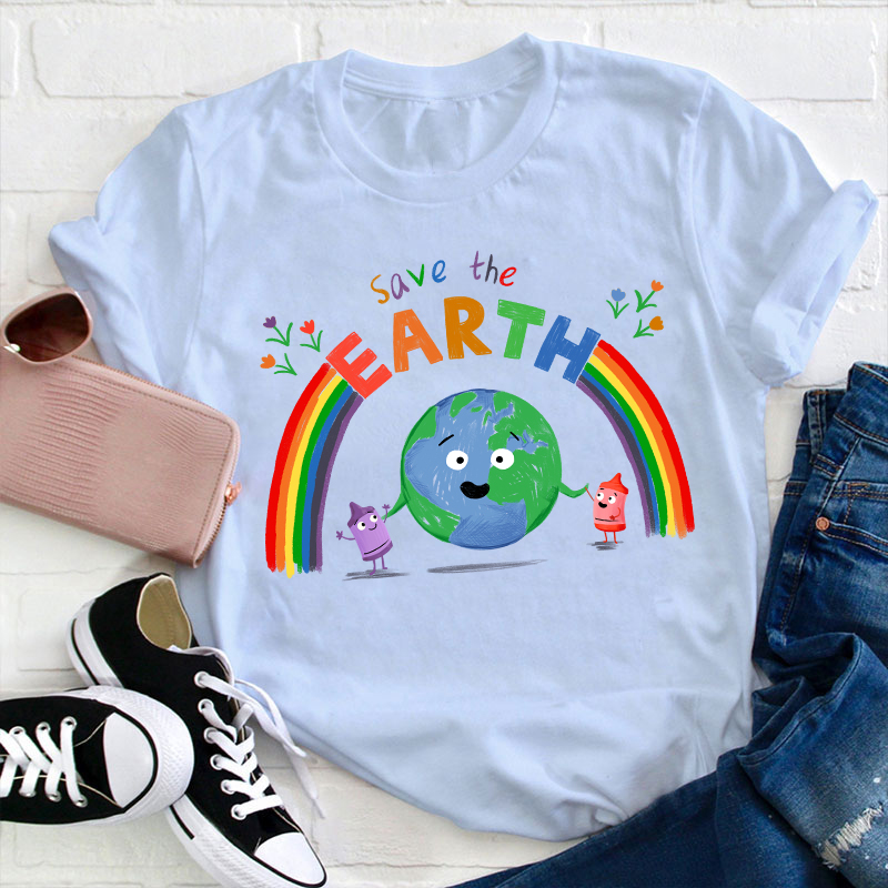 Save The Earth Teacher T-Shirt