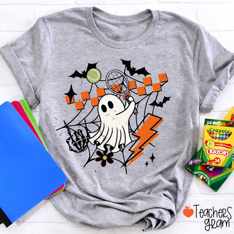 Personalized Sport Ghost Playing Teacher T-Shirt