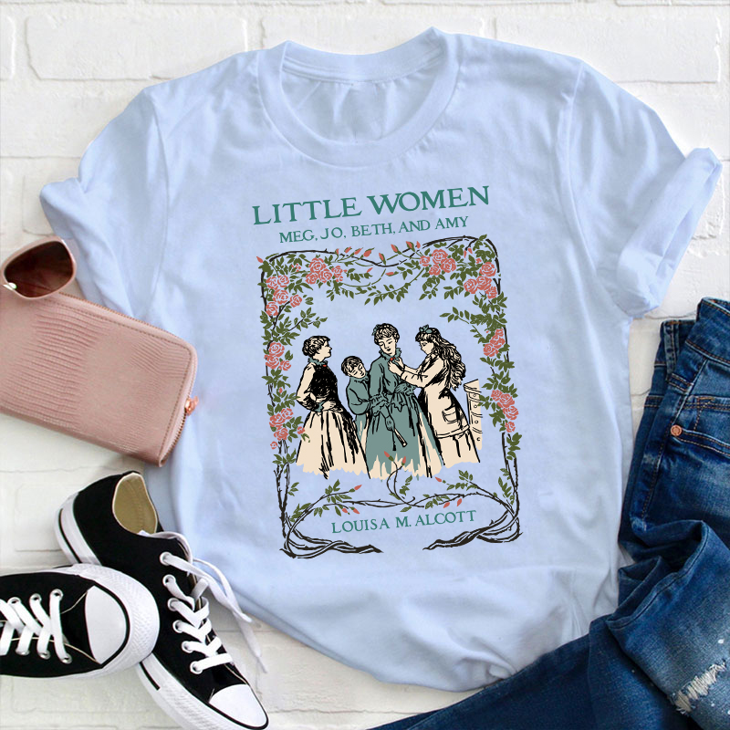 The Cover Of Little Women Teacher T-Shirt
