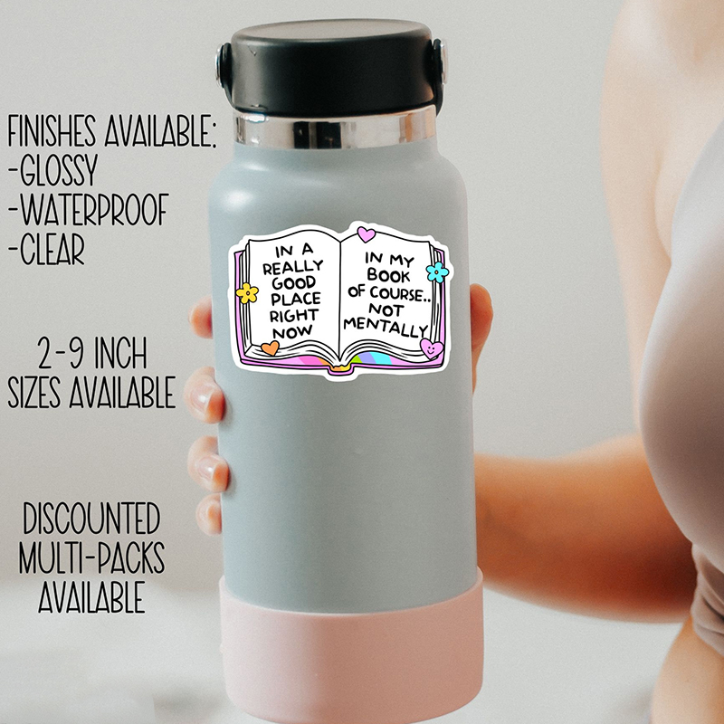 In A Really Good Place Right Now Teacher Stickers