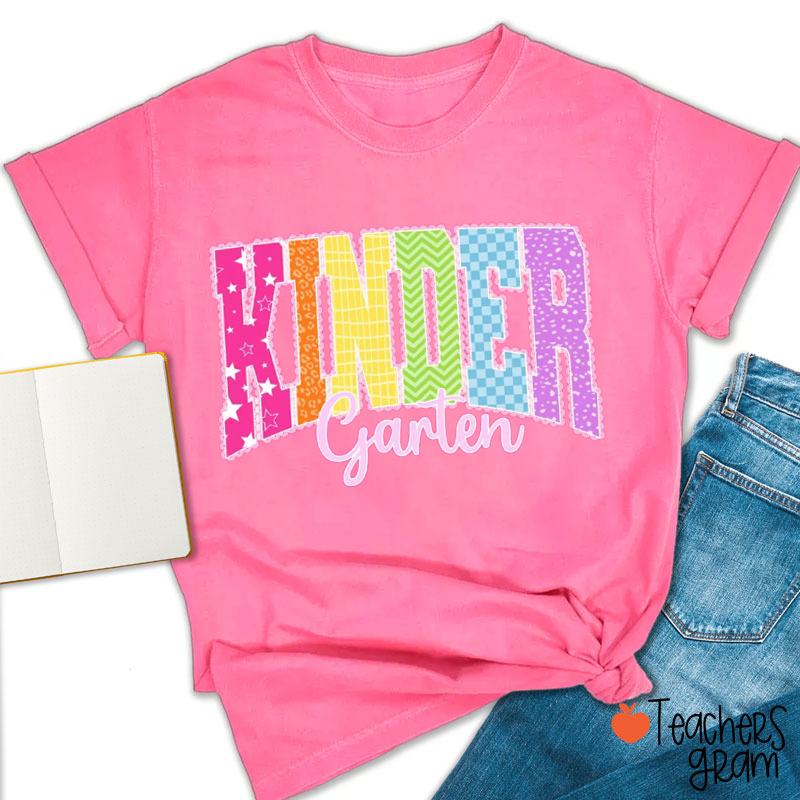 Personalized Grade Lace Fonts Back To School Teacher T-Shirt