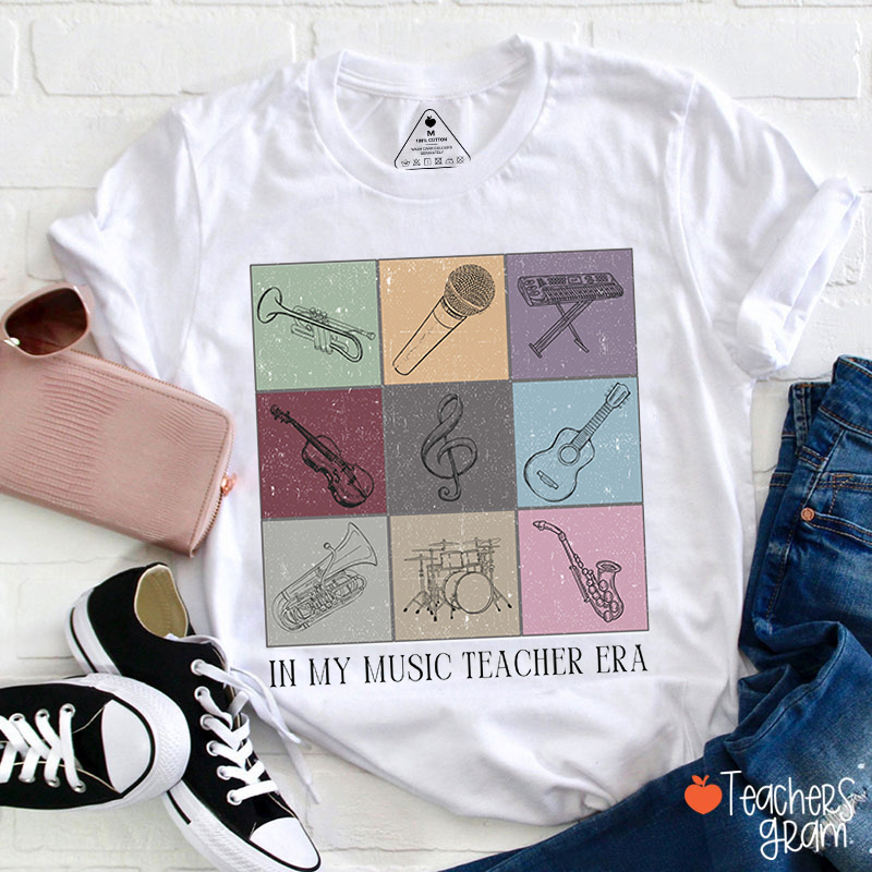In My Music Teacher Era Teacher T-Shirt
