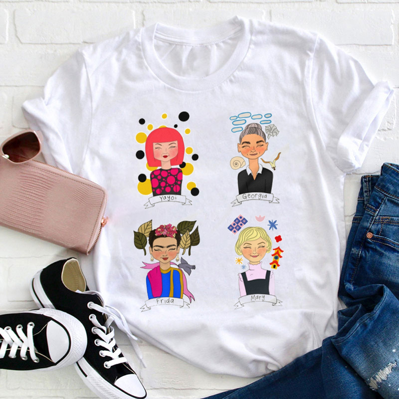 Art Female Artists Teacher T-Shirt
